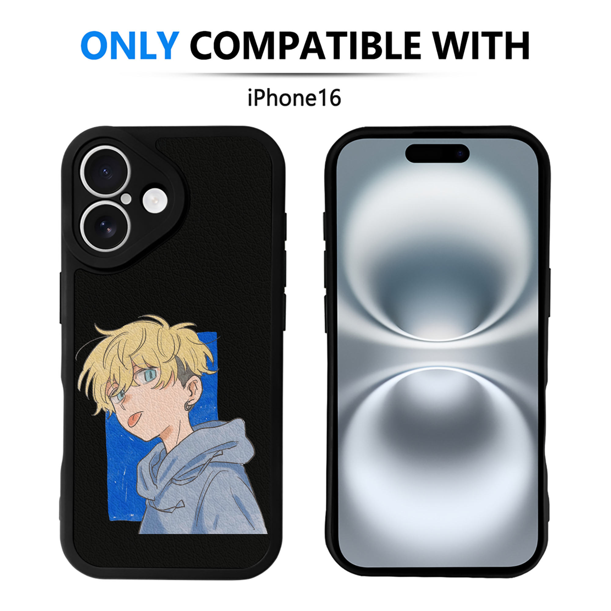 （画像用） 東京リベンジャーズ Tokyo Revengers 【iPhone 16シリーズ対応】シリコンスマホケース（レザー調） 材質：シリコン
